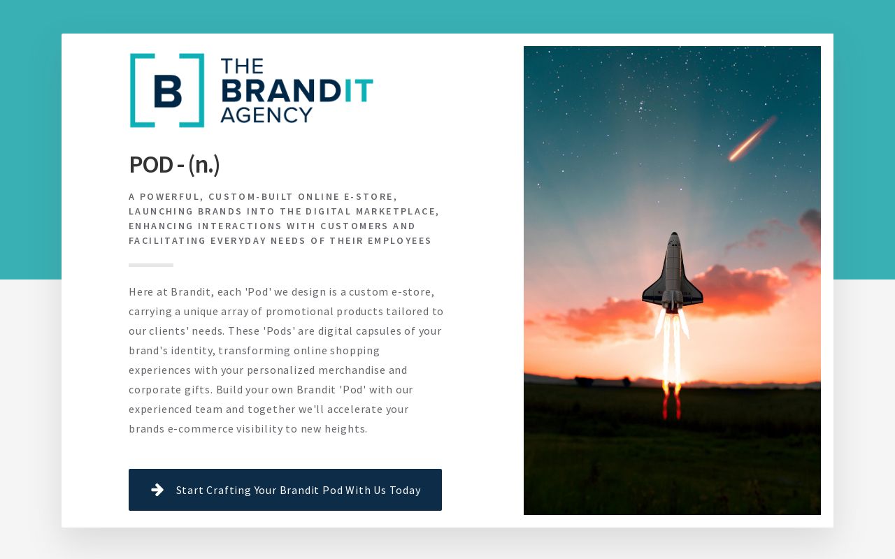 Screenshot of Brandit Pod